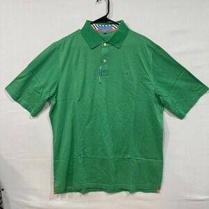 Fairway & Greene‎ Polo Shirt Men's XL Green Pureformance Golf Moisture Wicking